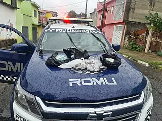 GCM de Poá apreende veículo com drogas no Kemel; dois suspeitos são detidos