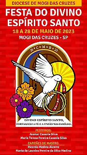 Festeiros e capitães de mastro anunciam o tema e mostram o logo para a festividade de 2023