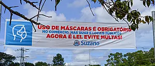 Com 94,37% de vacinados, uso obrigatório de máscara é mantido por ‘comitê de saúde’ em Suzano