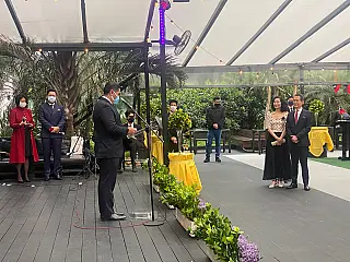 Ashiuchi participa de evento em celebração a Taiwan