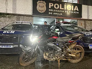 Smart Arujá e COI recuperam motocicleta furtada em menos de duas horas