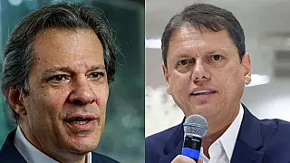 Tarcísio lidera com 50%, contra 30% de Haddad no 1º turno, aponta Datafolha