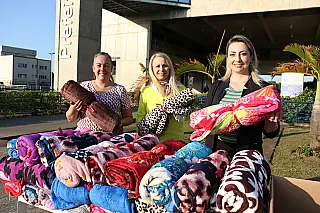Campanha do Agasalho arrecada mais 110 cobertores