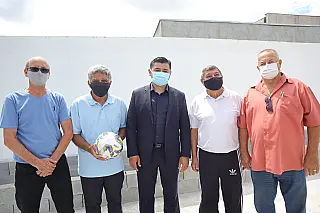 Ashiuchi participa de lançamento do projeto ‘Mural dos Campeões’