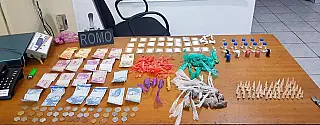GCM apreende drogas e moto roubada no fim de semana