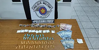 PM prende suspeito por tráfico de drogas na Vila Maluf
