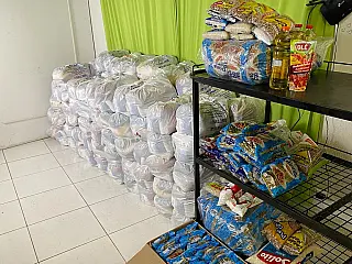 Equipe do Mogi Basquete recebe doações de alimentos em drive-thru neste sábado no Hugão