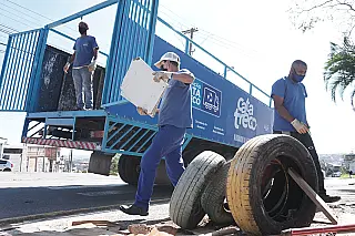 Operação Cata-Treco inicia primeiro ciclo de coleta em 2022