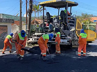 Obras de pavimentação avançam no Recanto São José