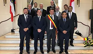 Na Bélgica, prefeito Marcus Melo conhece centro de pesquisa em reciclagem
