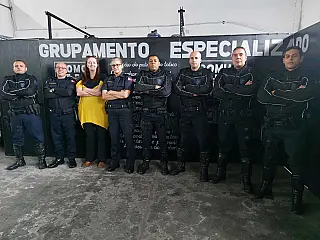 Patrulha Maria da Penha recebe representante curitibana em Suzano