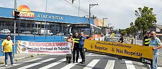 Secretarias de Transportes de Poá e Itaquá realizam ação conjunta