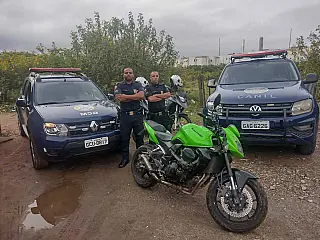 GCM localiza moto roubada no Jardim Varan