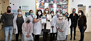 Secretaria de Saúde homenageia servidores da UBS Casa Branca