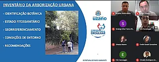 Meio Ambiente apresenta plano de arborização para alunos de curso técnico