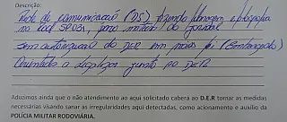 DER impede DS de fazer reportagem na Rodovia Índio-Tibiriça, ‘escolta’ carro do jornal e aplica notificação