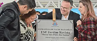 Ashiuchi inaugura ESF do Jardim Revista e anuncia pacote de obras