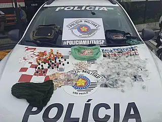 Suspeito é preso por tráfico de drogas em Suzano