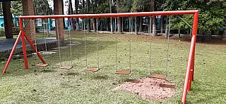 Brinquedos do Parque Nosso Recanto passam por revitalização