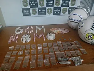 Romo apreende mais de 300 porções de drogas