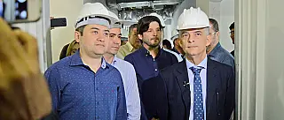 Márcio França vistoria Hospital das Clínicas