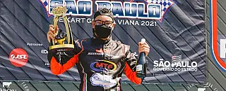 Piloto suzanense Henrique Pettinari vence 7ª etapa da Copa KGV e conquista vice campeonato