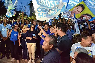 ‘Estou muito confiante’, diz Ashiuchi em passeata