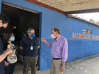 Estevam visita região do Caulim e anuncia instalação da rede de água