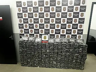 Polícia apreende 440 quilos de cocaína em Guararema