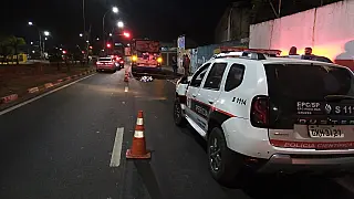 Ciclista morre em acidente com ônibus na Marginal do Una