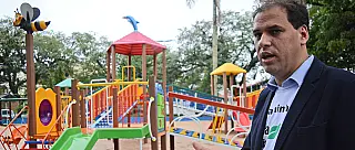 Gian Lopes entrega revitalização da Praça da Bíblia