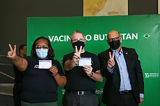 Estado de SP tem recorde diário de 3ª dose contra a Covid-19