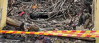Incêndio atinge loja de tecidos no Centro de Mogi