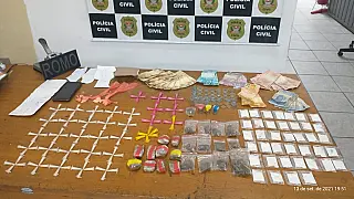 GCM apreende drogas no Jardim Colorado e impede pichação no centro