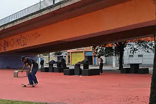 Manutenção com pintura é concluída no Viaduto Ryu Mizuno