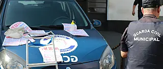 Fiscais flagram colocação irregular de publicidade no centro de Suzano