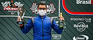 Piloto de kart suzanense conquista 3º lugar na primeira etapa da Copa KGV
