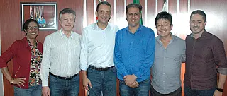 Bertaiolli visita Poá e promete apoio para manter recursos do ISS