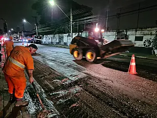 Obras de pavimentação na Armando Salles seguem até março