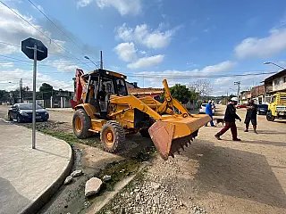 Obras de pavimentação e sistema de drenagem se iniciam no Estância Americana