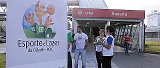 Cultura promove ação de divulgação de oficinas do Pelc na Estação Suzano