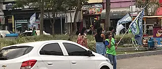 Campanha eleitoral começa tímida nas ruas de Suzano