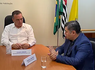 Ashiuchi se reúne com secretário estadual de Habitação