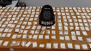 GCM localiza cinco motos roubadas e 300 papelotes de cocaína