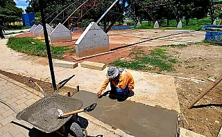 Prefeitura recupera áreas de lazer e esportivas em Poá