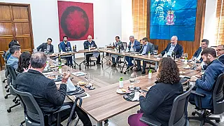 Prefeitos se reúnem com Ricardo Nunes e discutem temas comuns da região com a capital paulista