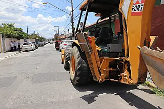 Vila Figueira começa a receber revitalização viária