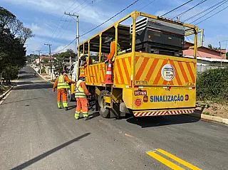 Sinalização de trânsito é reforçada no Recanto São José e no Jardim São Luis
