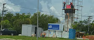 Com investimento de 697,1 mil, portal de entrada de Poá tem 35,24% de obra