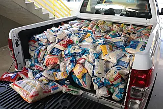 Fundo Social recebe nova doação de 2,1 toneladas de alimentos